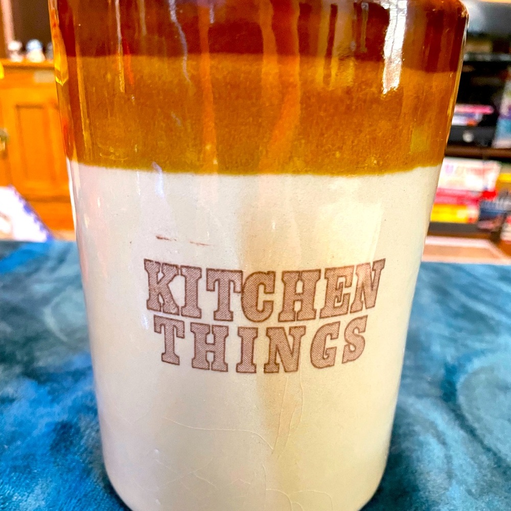 Hinmark Vintage Kitchen Utensil Holder Crock Canister